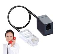 Câble de convertisseur Rj45 à Rj11-14 Pouces, Adaptateur puissant | Câble de connecteur de ligne téléphonique avec conversion 8p4c à 6p4c pour l'utilisation de la connexion de service de télécom