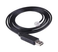 Câble de convertisseur série USB vers RJ12 6P6C for moteur d'entraînement pas à pas DM432C DM442 DM556 DM856 3DM683 AM882(USB to RJ12)