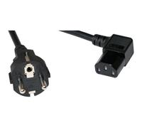 Câble d'alimentation LOGILINK - Schuko mâle vers C13 femelle - 5m - Connecteur à angle droit