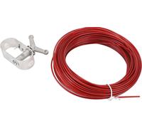 Câble de couverture de piscine et kit de treuil 100FT Galvanized Wire Heavy Duty Spring Loaded Ratchet for Above Ground Swimming Pool Winter