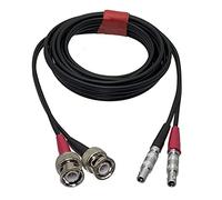 Câble de cristal double 2 Q9-2 C5 FFA 00S Compatible With Bnc Terminaux de fil de connecteur mâle Compatible With l'égalité Détecteur de défauts à ultrasons 3ft ~ 10m(8M)