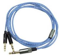 Câble de cuivre sans oxygène OFC fiche 3,5 mm audio pour casque Sol Republic Tracks HD V8 V10 V12 X3 Bleu G