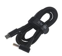 Câble de d ' Alimentation 5, 5, 7 mm 100 W PD USB Type C entrée mâle à 90 degrés pour câble de d ' Alimentation pour Ordinateur Portable