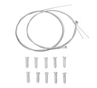 Câble de décalage de vélo, ligne de courroie de vélo en acier inoxydable pour vélo de montagne professionnel résistant à la chaleur résistant à la chaleur faible friction 1,2 x 2 100 mm 1,5 x 1700 mm