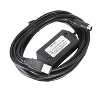 Câble de décharge USB - Blindage anti-interférences et connecteurs plaqués or | Télécharger câble de communication pour câble de décharge tactile USB stable, résistant et haute vitesse | pour PLC avec