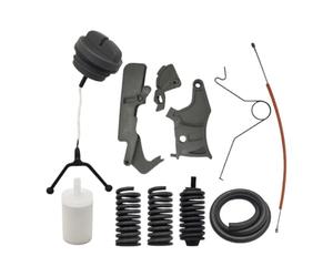 Câble de déclenchement d'accélérateur, Support à ressort, Kit tampon AV Compatible avec Husqvarna 362 365 371 372, capuchon ligne filtre tronçonneuse