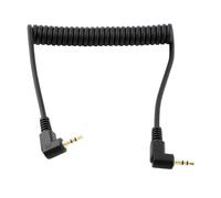 Câble de déclenchement de déclencheur d'appareil photo CB2 2,5 mm pour télécommande Speedlight Flash Trigger Connect PC Sync Spring Spiralé Wire Cord pour Olympus E-M1 Mark II Mark III E-M1X