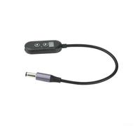 Câble de déclenchement PD 140 W Sortie réglable 5 V-28 V avec mémoire d'alimentation et affichage numérique Type C vers DC 5,5 x 2,5 mm