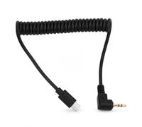 Câble de déclencheur à distance pour appareil photo, design à ressort, câble de déclenchement micro USB professionnel de 3,28 pieds, prise jack 2,5 mm pour X E