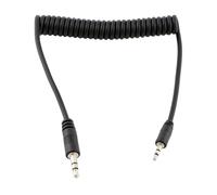 Câble de déclencheur d'appareil photo 3,5 mm vers CB2 - Cordon de télécommande - Déclencheur de flash - Connexion PC Sync - Cordon spiralé à ressort pour Olympus E-M1 Mark II Mark III E-M1X