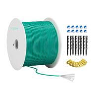 Câble de délimitation 150 m pour tondeuse robot - Fil de délimitation Headley Tools + 50 chevilles + 10 connecteurs + 9 lames en titane pour câble de recherche, compatible avec Gardena/Husqvarna/Worx