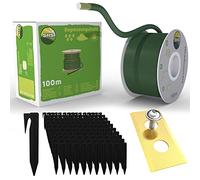 Câble de délimitation de 100 m + 300 piquets de terre + 30 lames pour robot tondeuse à gazon robot kit d'accessoires pour câble de recherche compatible avec Worx Landroid