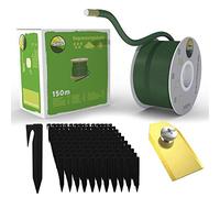 Câble de délimitation de 150 m + 450 piquets + 30 lames pour tondeuse robot tondeuse à gazon Kit d'accessoires Fil de délimitation pour câble de recherche - Compatible avec Gardena Husqvarna
