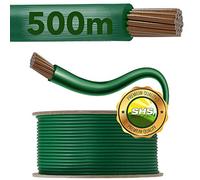 Câble de délimitation SHS-Yard, 500 m, vert, compatible avec Gardena, Bosch, Husqvarna, Worx, Honda, ROBOMOW, diamètre : 2,7 mm, en plastique