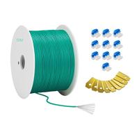 Câble de délimitation universel de 50 m pour robot tondeuse - Fil de délimitation Headley Tools - Contient 10 connecteurs de câble + 9 lames en titane - Compatible avec Gardena/Husqvarna/Worx