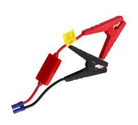 Câble de démarrage - Câble d'appoint de 32 cm, empêchant la charge inversée | Connecteur de prise PP, câbles de suralimentation isolés pour automobile, avec pince crocodile solide, fils de saut pour B