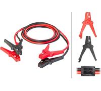 Câble de démarrage HELLA 12/24V 3,5m de longueur de câble avec protection contre les surtensions