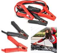 Câble de démarrage pour voiture 6m 12V/24V Set de câbles de démarrage 1200A avec protection contre les surtensions Câble de pontage pour voiture Camion Voiture Câble de démarrage externe Noir&Rouge CE