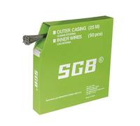 Câble de dérailleur galva SGB (x50) Argenté