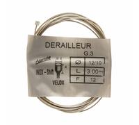 Cable de derailleur velox inox pour shimano 3,00m (boite de 25 cables) 12-10 12
