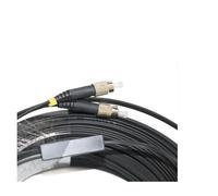 Câble de dérivation à fibre optique extérieur, FTTH, 3 fils, 2 conducteurs, cordons de raccordement avec connecteurs LC, SC, FC, ST, 200 m(2FC UPC-2FC UPC)