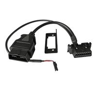Câble de dérivation OBD2 pour portail de sécurité avec faisceau de câblage fixe et support de montage sous tableau de bord, pour Jeep Dodge RAM 1500/2500 2018-2020