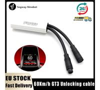 Câble de déverrouillage 60 km/h pour trottinette électrique Ninebot by Segway GT3/GT3 E/GT3 D, câble de déblocage de vitesse personnalisé, pièces de trottinette, stock UE GT3D Unlocking Cable