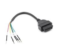 Câble de diagnostic 16 broches OBD OBD2 femelle K Line Can Line pour voiture universel K+CAN OBD2 Outil de diagnostic de voiture