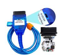 Câble de diagnostic BMW, compatibilité IN-PA Ediabas, technologie de puce FT232RL, bleu