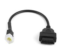 Câble de diagnostic, diagnostic 6 broches vers OBD2 câble adaptateur 16 broches connecteur de détection de défaut de moto convient pour Sinnis