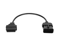 Câble de Diagnostic KIMISS, connecteur Adaptateur de câble de Diagnostic OBD2 10Pin à 16Pin pour