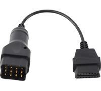 Câble de diagnostic OBD2 - Connecteur 12 broches à 16 adaptateurs - Pochoirs pour voiture - Extension