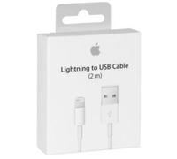 Câble De Données APPLE Lightning À USB Original Longueur 2M Couleur Blanche