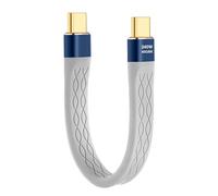 Câble de données court type C 240 W charge rapide 40 Gbps 8K résolution mâle pour ordinateur portable 13 cm