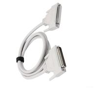 Câble de données DB37 mâle vers mâle 37 broches pour connecter des contrôleurs industriels, des équipements CNC et du matériel d'interface périphérique obsolète (1,5 mètre)