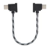 câble de données de 15 cm à angle droit de type C à type C, télécommande pour DJI Mavic Air 2/Mini 2, texture noire et grise