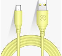 Câble de données en silicone tellurique, USB vers type-C, 3A, 1m, jaune