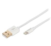 Câble de données et de chargement Apple Lightning - USB-A 1,0 m blanc DIGITUS
