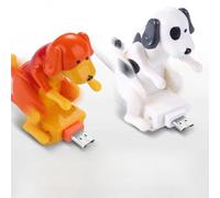 Câble de Données pour Chien Voyou, Charge Rapide, Câble USB pour Chien Errant, Conception Créative de Rappel de Charge pour Smartphone (WHITE #83)