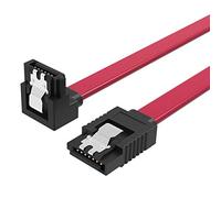 Câble de données pour Disque Dur SATA III série ATA de 50 cm Fil de Verrouillage 6Gbps à Angle Droit pour Lecteur de Disque Dur/SSD/CD ou DVD Rouge Rentable et durableDurabilité et attractivité