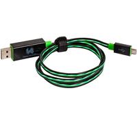 Câble de données RealPower LED vert micro-USB vers USB