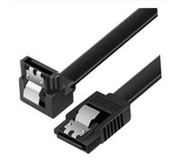 Câble de données SATA 3.0 6 Gbps pour connexion entre disques durs SSD HDD et carte mère avec clip de sécurité (45 cm)