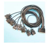 Câble de données série DB62 mâle vers 8xDB9 RS232 for CBL-M62M9x8-100 d'une longueur 2,0 mètres