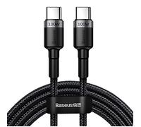 Baseus Câble Cafule USB 3.0 Type-C M/M 2 m 100 W Noir