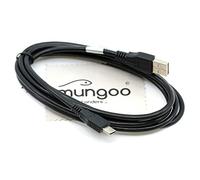 Câble de données USB 1,8 m compatible avec Sony PlayStation 5 Dual Sense, XBox Series S, XBox Series X Câble de chargement et de données avec chiffon de nettoyage d'écran Mungoo