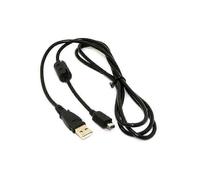 Câble de données USB 12 broches noir, 1,5 mètre, compatible avec appareil photo numérique Olympus CB-USB5 CB-USB6, pour transfert de photos