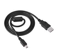 Câble de données USB 2.0 Mini B 5 Broches, Câble USB 2.0 à Transfert Rapide 480 Mbps avec Anneau magnétique Anti-interférences pour Appareil Photo Canon EOS 1 mètre pour photographes nomades