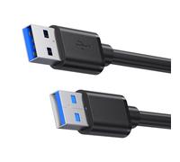 Câble de données USB 3.0 de qualité supérieure - Extension USB 3.0 vers mâle pour un changement rapide de fichiers, prend en charge une large gamme d'appareils USB