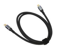 Câble de Données USB 4.0, Câble de Données de Type C vers Type C. Prise en de la de 240 W. Écran 8K 60 Hz pour Téléphone et Tablette. (180cm)