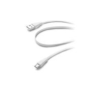 Cellular Line - Câble USB - Micro-USB de type B (M) pour USB (M) - plat - blanc